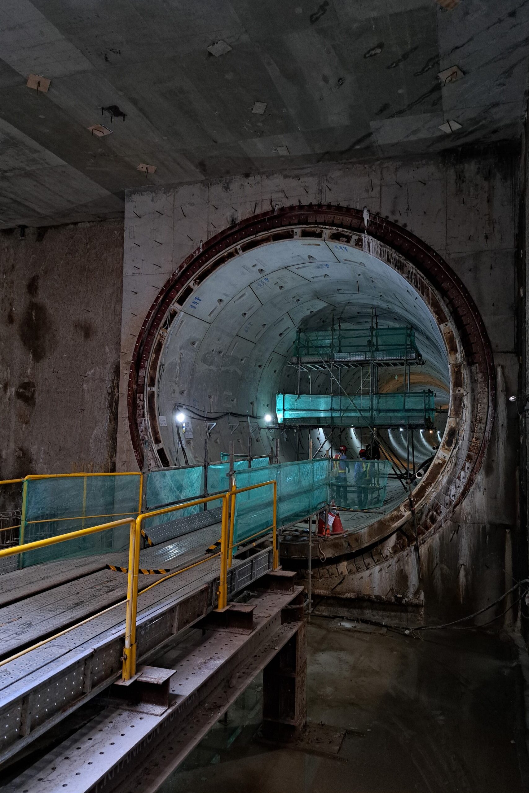 Jakarta MRT tunnel project. Tunnel project for Jakarta MRT rail.