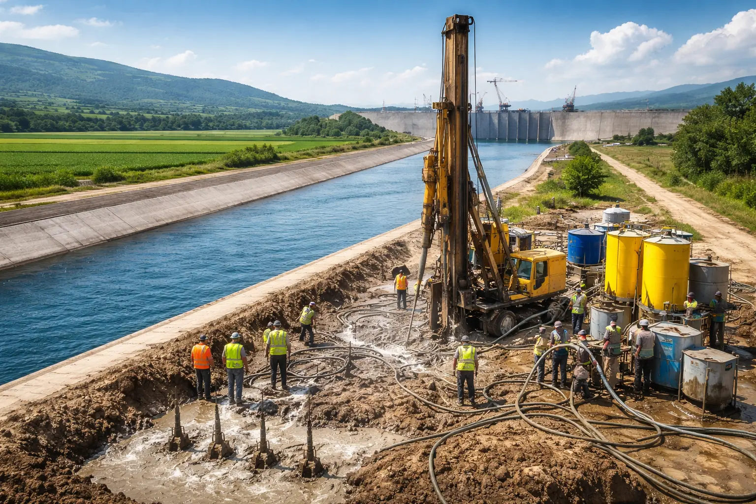 grouting solutions for irrigation