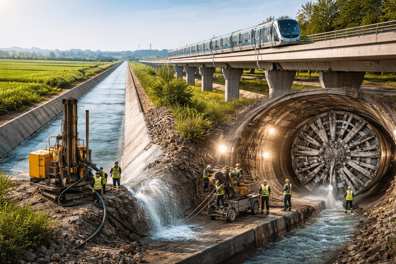 grouting solutions for irrigation